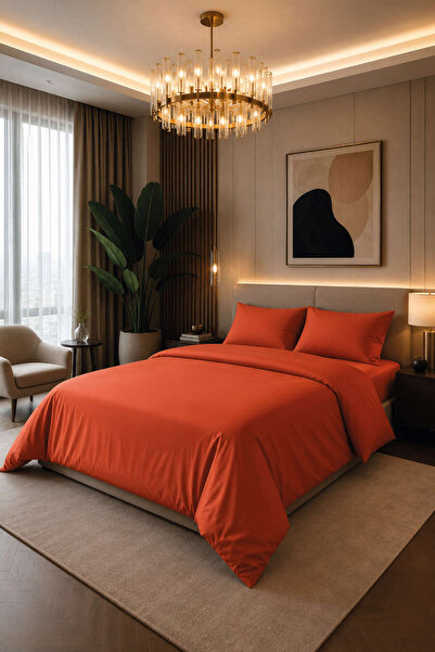 Karden Flower Aurelia Pure Tile 100% Cotton Satin Single Duvet Cover Set