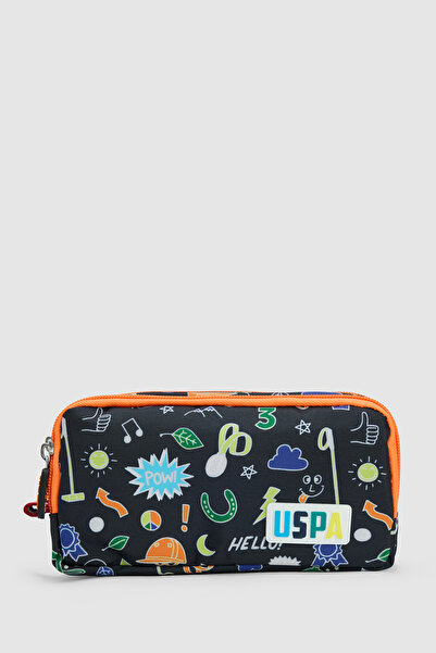 U.S. Polo Assn. حامل أقلام أسود للبنات 50330977-999