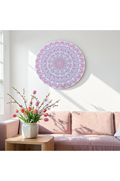 Ezera For the little girl in you - Hand-painted Mandala painting in shades of...