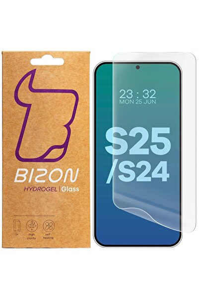BizonMobile Bizon Hydrogel Screen Protector 2-Pack for Samsung Galaxy S25/S24...
