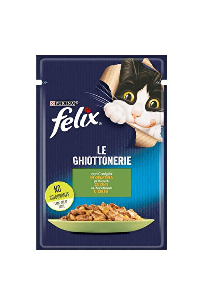 Felix LE CHIOTTONERIE ΓΑΤΟΤΡΟΦΗ 85gr. - (ΚΟΥΝΕΛΙ ΣΕ ΖΕΛΕ)