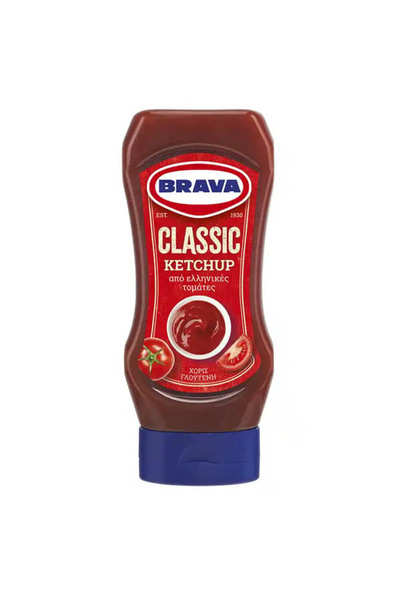 Brava KETCHUP 400gr. - (TOP DOWN)