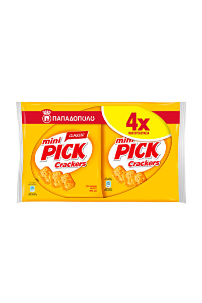 Papadopoulou ΠΑΠΑΔΟΠΟΥΛΟΥ MINI PICK CRACKERS (4x70gr.) - (CLASSIC)