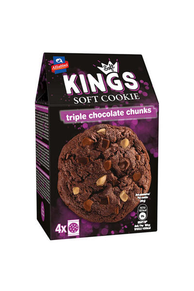 ALLATINI ΑΛΛΑΤΙΝΗ SOFT KINGS COOKIE 160gr. - (ΤΡΕΙΣ ΣΟΚΟΛΑΤΕΣ)