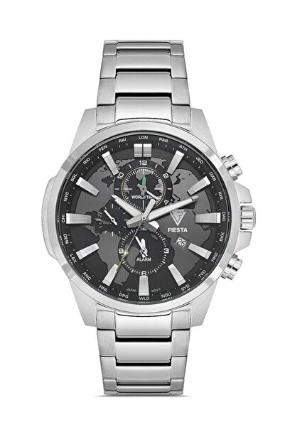 Fiesta F197201M Men's Wristwatch with Steel Strap