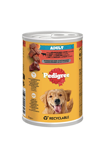 Pedigree ΣΚΥΛΟΤΡΟΦΗ ΠΑΤΕ 400gr. - (ΜΟΣΧΑΡΙ ΚΑΙ ΣΥΚΩΤΙ ΚΑΙ ΚΑΡΟΤΑ)