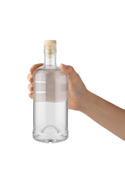 LimArt Set 50 sticle de 500 ml cu dop tip ciuperca, culoare transparenta, ide...
