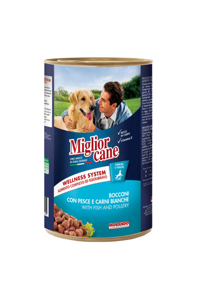 MORANDO MIGLIOR MIGLIOR ΣΚΥΛΟΤΡΟΦΗ ΚΟΝΣΕΡΒΑ 1250gr - (ΨΑΡΙ-ΠΟΥΛΕΡΙΚΑ)