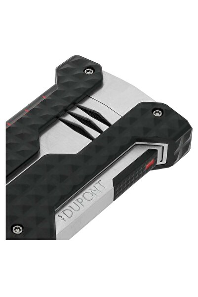 Dupont S.T. Defi Windproof Jet Black/Chrome Çakmak 21324