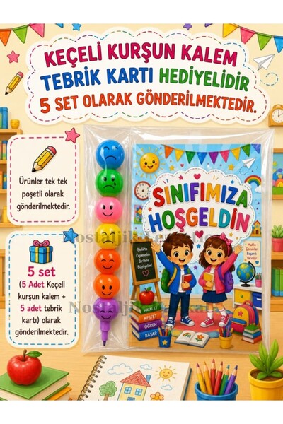 Nostaljik Lezzetler 5 Adet Okula Yeni Başlayan Öğrencilere Sınıfımıza Hoşgeld...