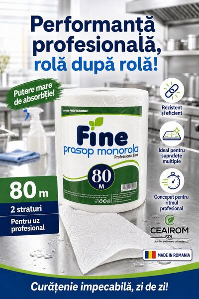 Generic Brand PAPER TOWEL ROLL FINE 2 LAYERS 80M
