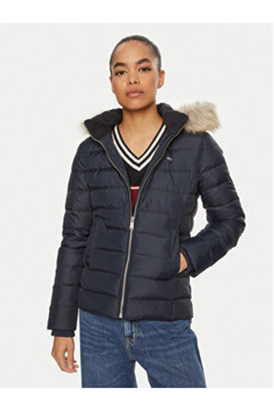 Tommy Jeans Geacă de puf pentru femei DW0DW18312 Albastru