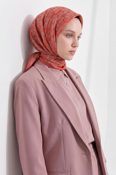 Silk Home Soft Scarf Flow Red