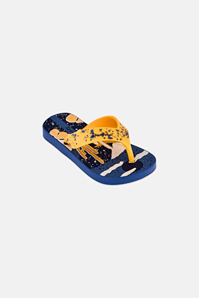 İpanema Toddlers Boy Deck Graphic Print Slip On Slippers, Multicolor