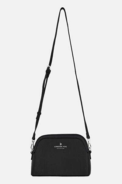 London Fog Women Brand Logo Cross Body Bag, Black