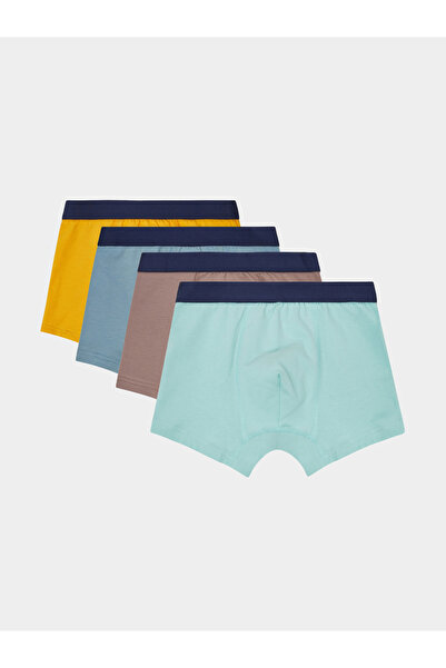 Styli Pack Of 4 - Boys Printed Cotton Trunks