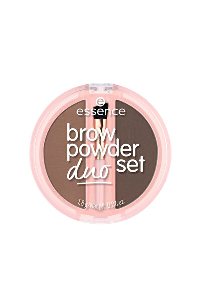 Essence Brow Powder Duo Set 1,8 gr - 02 Medium - kaş pudrası