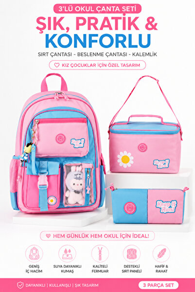 2kids2mom Muggle 3 Compartment Funny 2020 School Backpack Lunch Bag Pen Holder