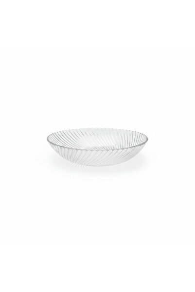 AKDC Neo Alpha Ribbed Glass Salad Bowl