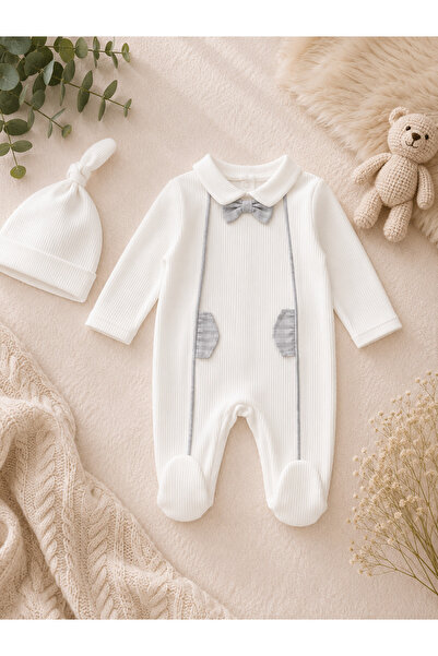babyist طقم من قطعتين من بذلات الأطفال مع ربطة عنق