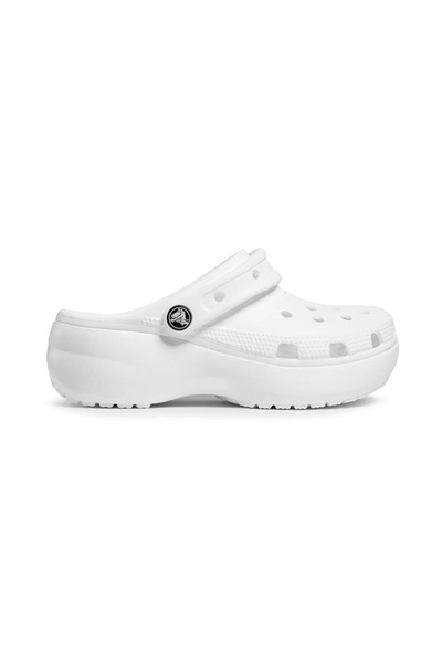 Crocs ΚΛΑΣΙΚΟ ΣΑΜΠΟΤΑΓΙΟ ΠΛΑΤΦΟΡΜΑΣ ΜΕ ΤΑΚΟΥΝΑ 206750-100 Λευκό 39/40