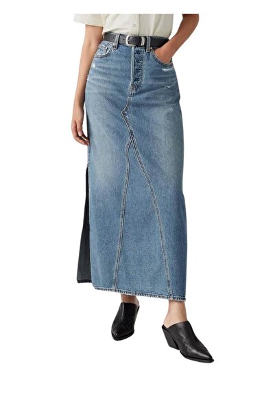 Levi's ® Long Icon Φούστα Τζιν A8727-0002 – Blue - 28