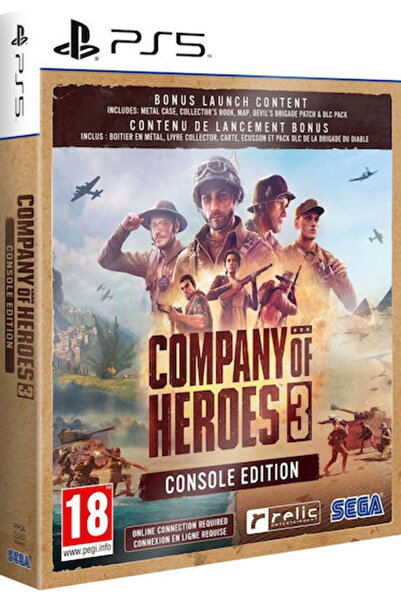SEGA Company Heroes 3 Έκδοση Steelbook Παιχνίδι PS5