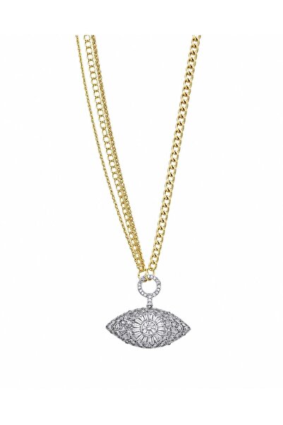 neslyaccessories Işıltılı Göz Kolye (50+6cm)