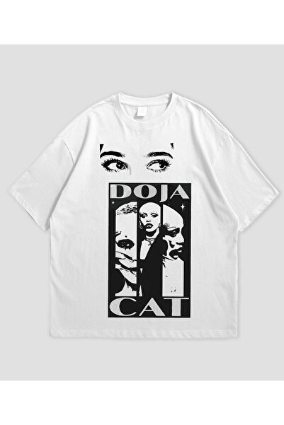 MAGORS Doja Cat majica sa printom, unisex, oversize kroj, 100% pamuk, okrugli...