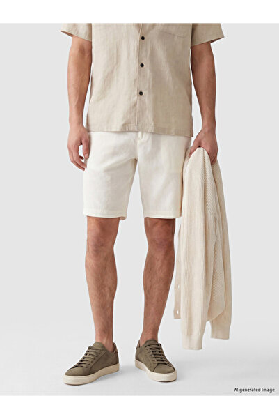 LC Waikiki I Standart Fit Linen Blend Men's Shorts from Freezen Store