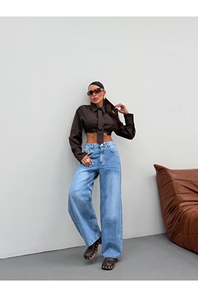 KENE JEANS Τζιν παντελόνι με διακοσμητικά στοιχεία πάγου και χιονιού, με επεν...