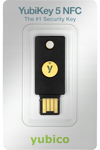 Yubico Cheie hardware NFC YubiKey 5 de securitate
