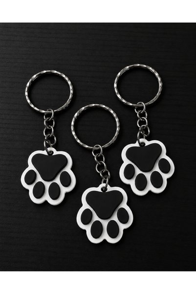 Generic Brand 3D Printed Cat Paw Keychain – Adorable Paw Charm, Bag and Key Accessory