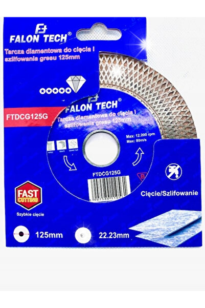 Falon Tech Disc diamantat de tăiere și șlefuire pentru gresie ceramică și gla...