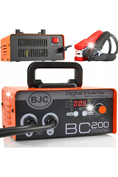 BJC Încărcător de baterii, redresor, invertor cu curent de pornire de 200A, 1...