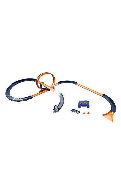 HOT WHEELS Set de pistă de provocare de viteză RC cu vehicul controlat Mattel...