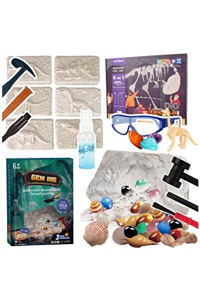 Stator Set de jucării educative: Excavare arheologică la site de dinozauri pe...