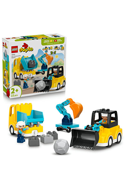 LegoPazar Lego Duplo 10475 Mașini de construcții 3 în 1