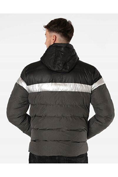 NO BRAND Geacă de iarnă călduroasă pentru bărbați, matlasată cu puf 36007-2 XXL