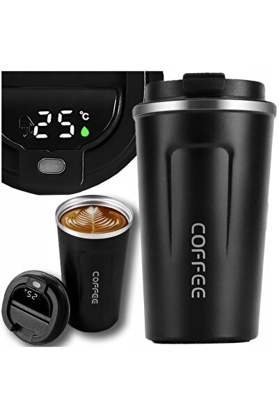 NO BRAND Cană termos inteligentă de 510ml cu afișaj LCD pentru cafea și ceai