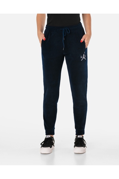NO BRAND Pantaloni de trening călduroși din fleece pentru femei, căptușiți cu...