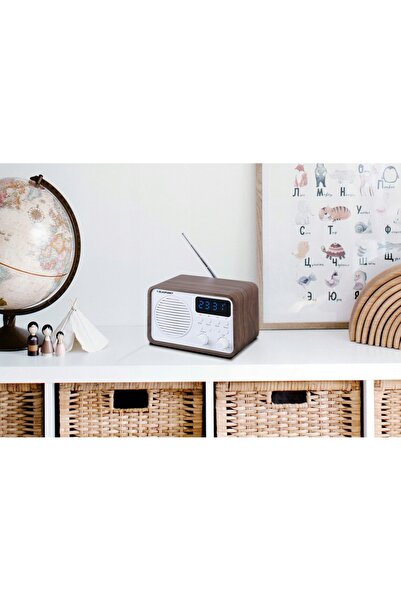 Blaupunkt Radio Portabil PP7BT din Lemn - Retro Bluetooth AUX USB MP3