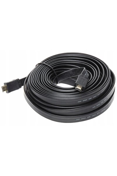 DeltaEvim Cablu HDMI-15-Fl Plat Conectori Drepți 15m V1.4