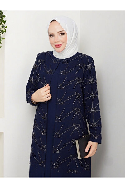 ESLEMNUR Large size mother's dress with lightning stone