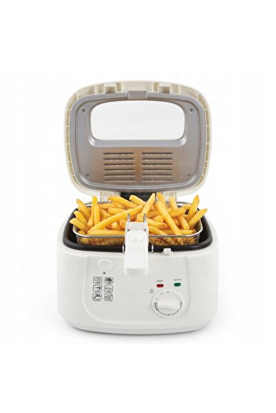 NO BRAND Friteuză tradițională cu coș 2,5L 1800W, reglare temperatură