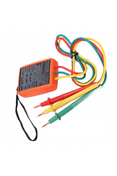 NO BRAND Sm852b tester de succesiune a fazelor AC cu 3 rotații