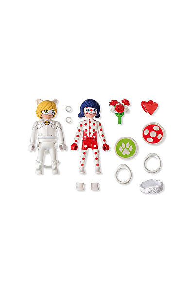 NO BRAND Playmobil Miraculos Visul de Nuntă al lui Ladybug și al lui Black Ca...