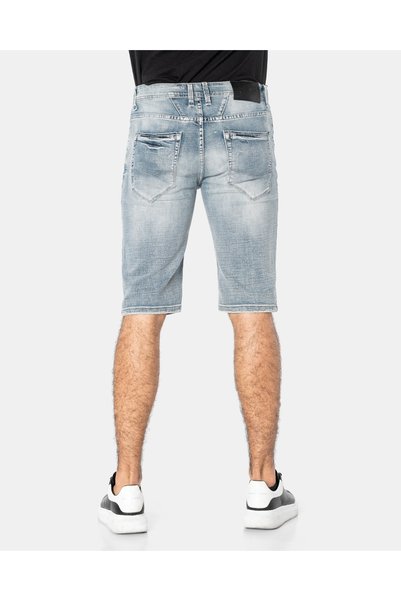 NO BRAND Pantaloni scurți subțiri din denim pentru bărbați, de vară T3100 86cm