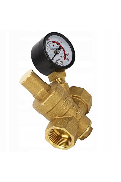 NO BRAND Regulator de presiune a apei cu manometru Dn20 0.5-8 Bar