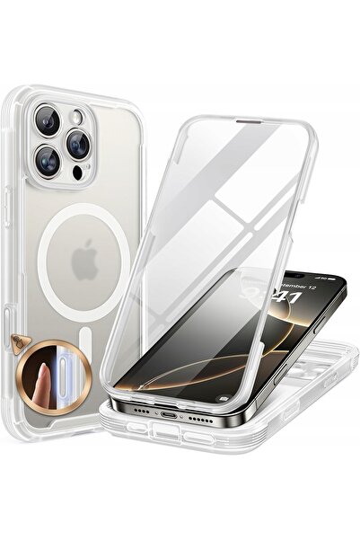 NO BRAND Husă Miracase 360 Magsafe pentru iPhone 16 Pro Max cu 2X protecție c...